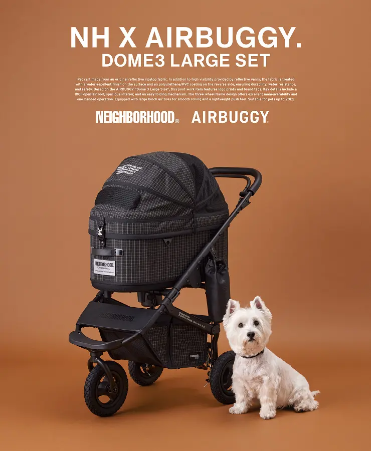 NEIGHBORHOODとAIRBUGGY による、初のコラボレーションDOME3 LARGE SET